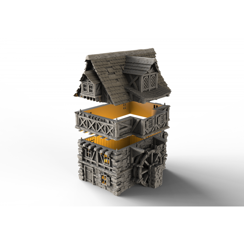 Décors Architecture médiéval - Maison 6