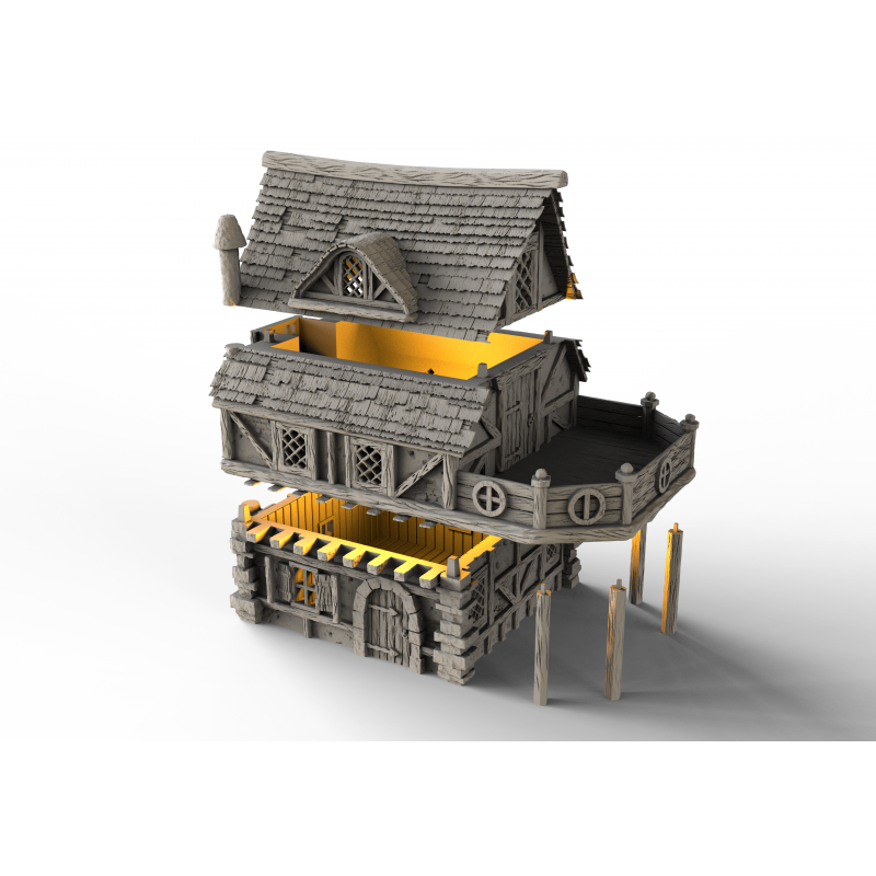 Décors Architecture médiéval - Maison 2