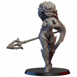 "Armée Elfes Noirs Ghamak - Figurines & Décors 3D pour Wargames Fantasy"