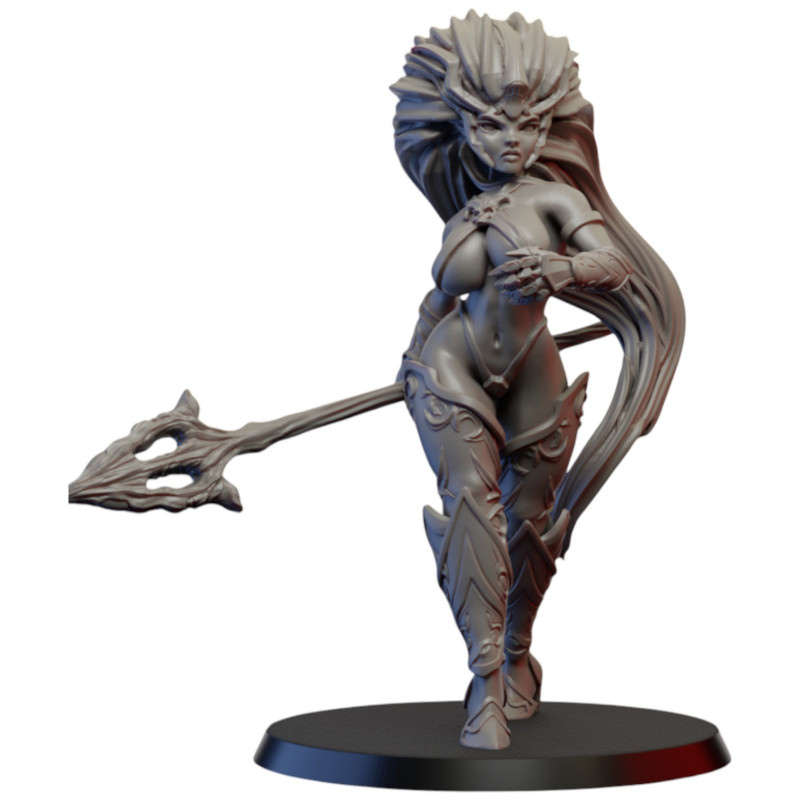 "Armée Elfes Noirs Ghamak - Figurines & Décors 3D pour Wargames Fantasy"