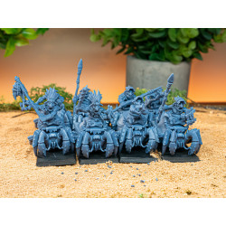 Higlands Miniature-Steppe Goblin Sur loups    (2)