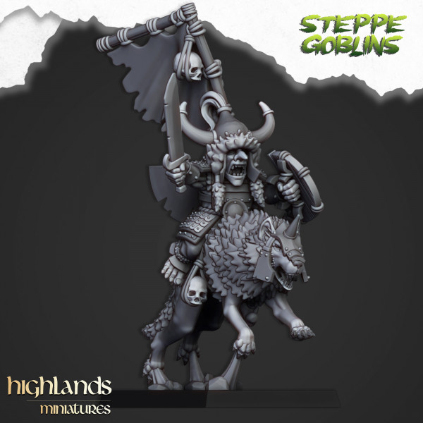 Higlands Miniature-Chef orque sur sanglier   