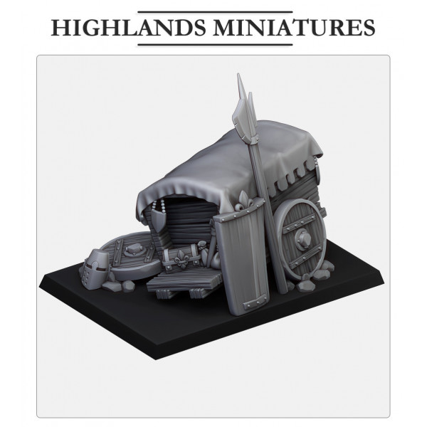 Higland miniatures Gallia - Pieux et décos 