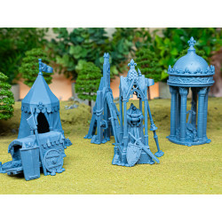 Higland miniatures Gallia - Pieux et décos  (2)