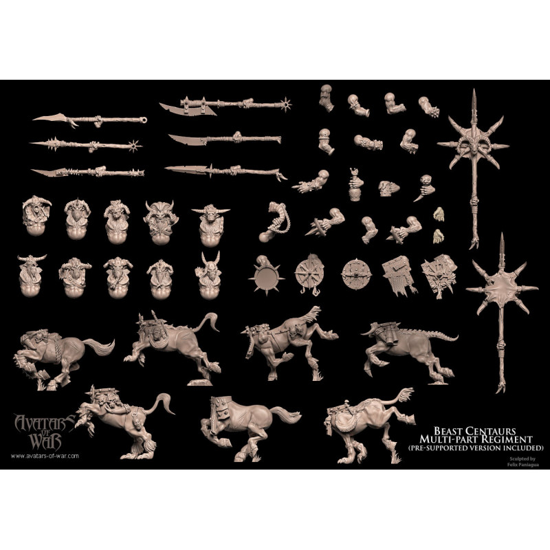 Avatars Of War-Battle Ready Régiment hommes bêtes 