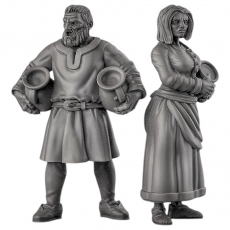 "Figurines Humains Duncan Shadow - Gamme Old School 28/30mm pour Wargames & JDR"


