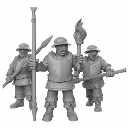  Duncan Shadow - Town Guard with Spears 