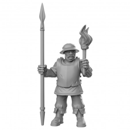  Duncan Shadow - Town Guard with Spears 