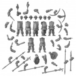  Duncan Shadow -Soldats épées boucliers 