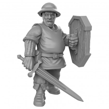  Duncan Shadow -Soldats épées boucliers 
