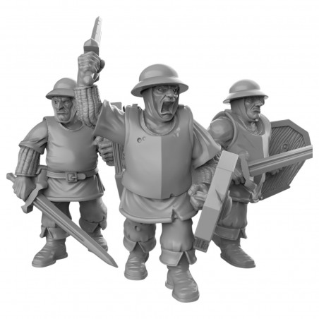  Duncan Shadow -Soldats épées boucliers  