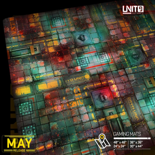Unit - 9 Corpo Labs - Tapis de jeu multi-format - Wargame surface premium 