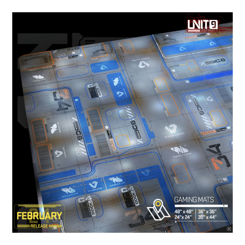 Unit - 9 God-SN - Tapis de jeu multi-format - Wargame surface premium  Unit - 9 God-SN - Tapis de jeu multi-format - Wargame surface premium