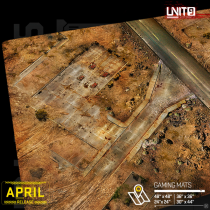 Unit - 9 Wasteland - Tapis de jeu multi-format - Wargame surface premium 