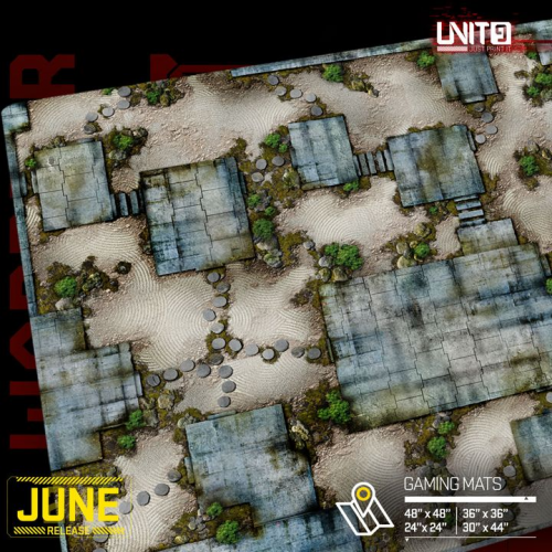 Unit - 9 Zen Garden - Tapis de jeu multi-format - Wargame surface premium 