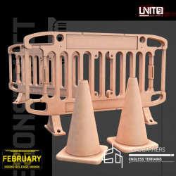 Unit-9 - Road Barriers ( 8 pieces )  