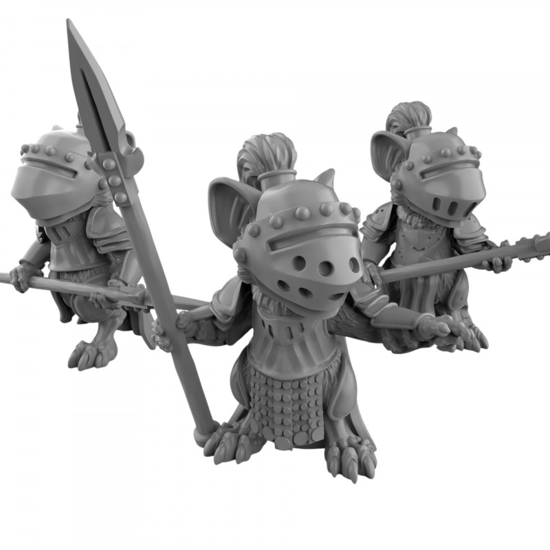 Duncan Shadow - Mouse Knights Spears  