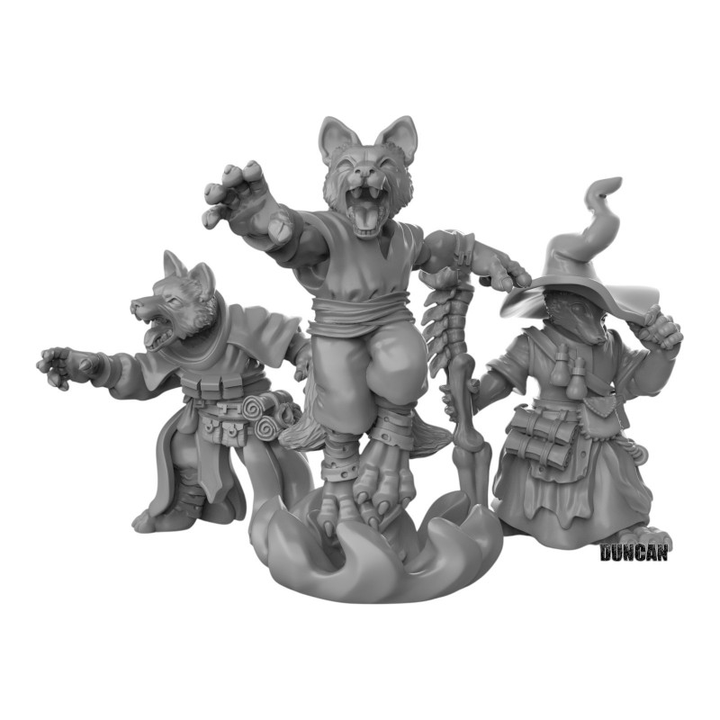 Duncan Shadow - Kitsune Fox Folk Sorcer  