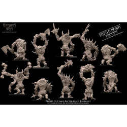 Avatars of War - Trolls of Chaos Battle-Ready Regiment    (2)