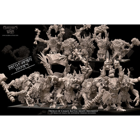 Avatars of War - Trolls of Chaos Battle-Ready Regiment   