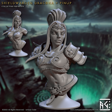 Buste -Shieldwarden Dracona Pin-Up 10cm 