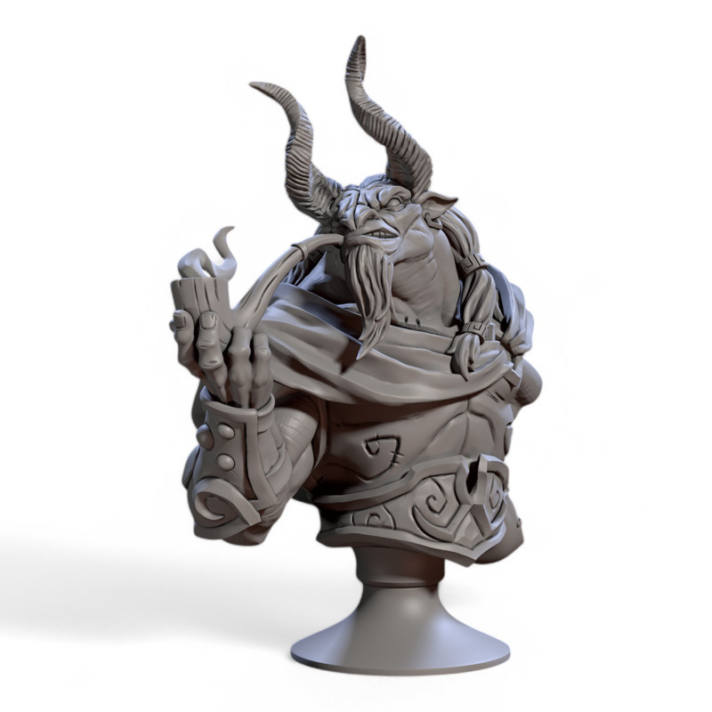 Buste - Arkos - Minoc Bounty Hunter - 10cm 