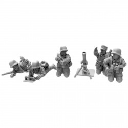 Wehrmacht -  Mortar team 1mm 