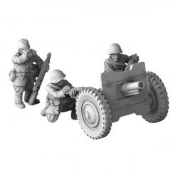 Impréssion 3D Figurines WWII Red Army 76 regimental gun b 