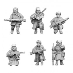 Impréssion 3D Figurines WWII Red Army Partisans 1n 