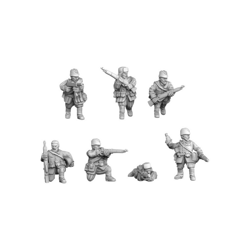 Impréssion 3D Figurines WWII Red Army Rifle squad 2o 