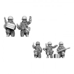 Impréssion 3D Figurines WWII US G.I Winter Team mortars 