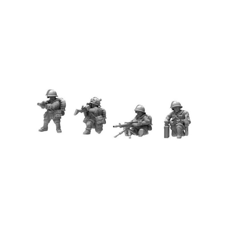 Infanterie Italienne WW2 – Figurines Résine 3D 28mm / 15mm – Wargame Historique
