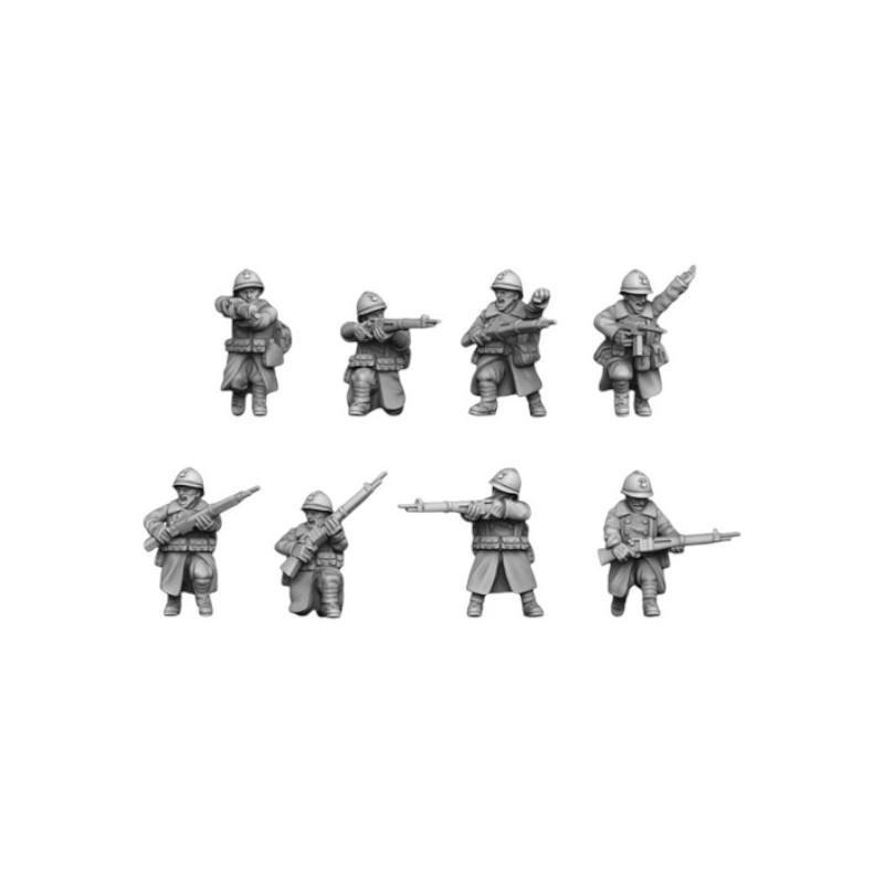 Impréssion 3D Figurines WWII Armée Française SQUAD 2 
