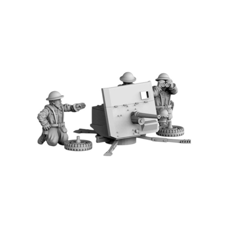 Angleterre - Ordnance QF 25 Pounder Cannon 
