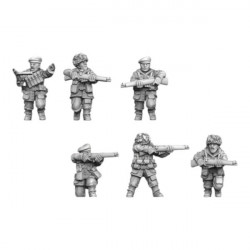 Impréssion 3D Figurines WWII Armée Angleterre Airborne Riflesquad 01 