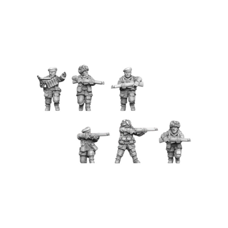 Impréssion 3D Figurines WWII Armée Angleterre Airborne Riflesquad 01 