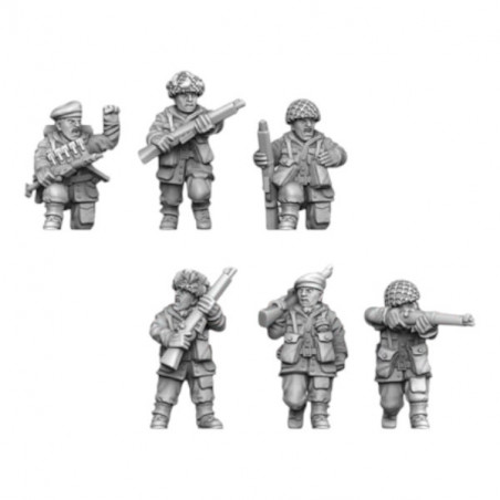 Impréssion 3D Figurines WWII Armée Angleterre Airborne Riflesquad 01 