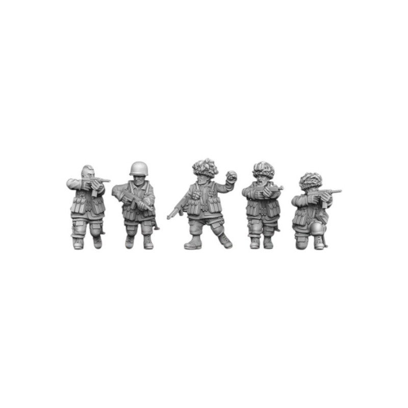 Impréssion 3D Figurines WWII US Airborne SMG soldier 1 