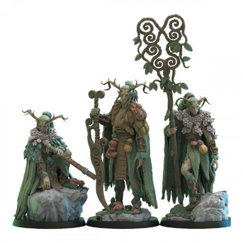 9th Age Impression 3D Wooden Elves Cavaliers sur chouette 