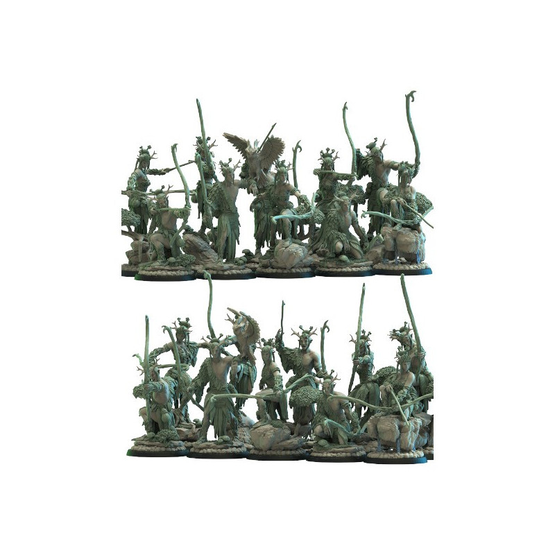 Mori Elves – Elfes Sylvains Tribaux Résine 28/32 mm | Lost Kingdom

