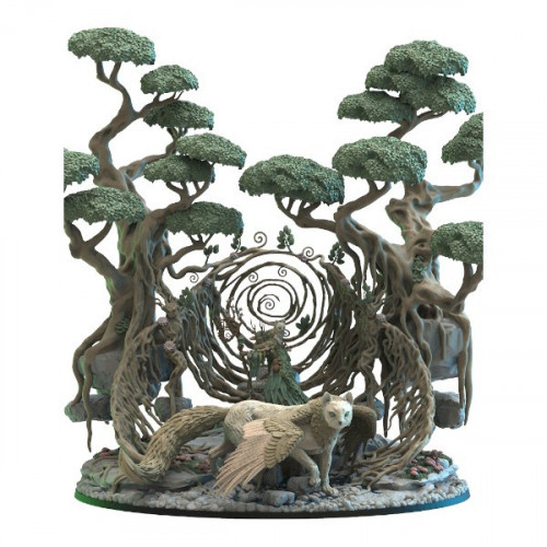 Elfes Mori - Diorama Chaman et familier