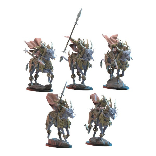 Elfes noirs - Cavaliers légers avec lances - Foto 1 di 2
