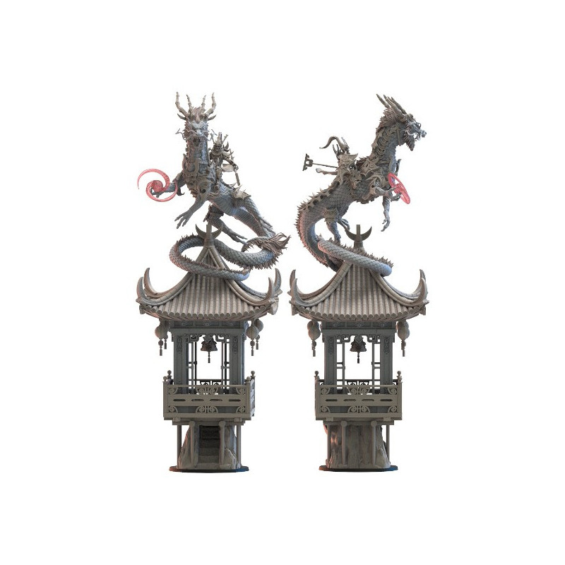 Elfes noirs - Seigneur sur dragon 
