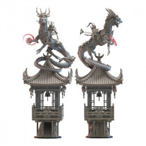 Elfes noirs - Seigneur sur dragon 