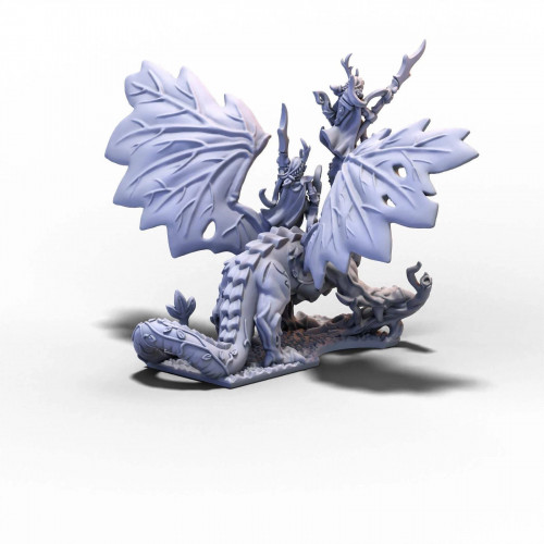 Elfes Sylvestre - Dragon soeurs jumelles  