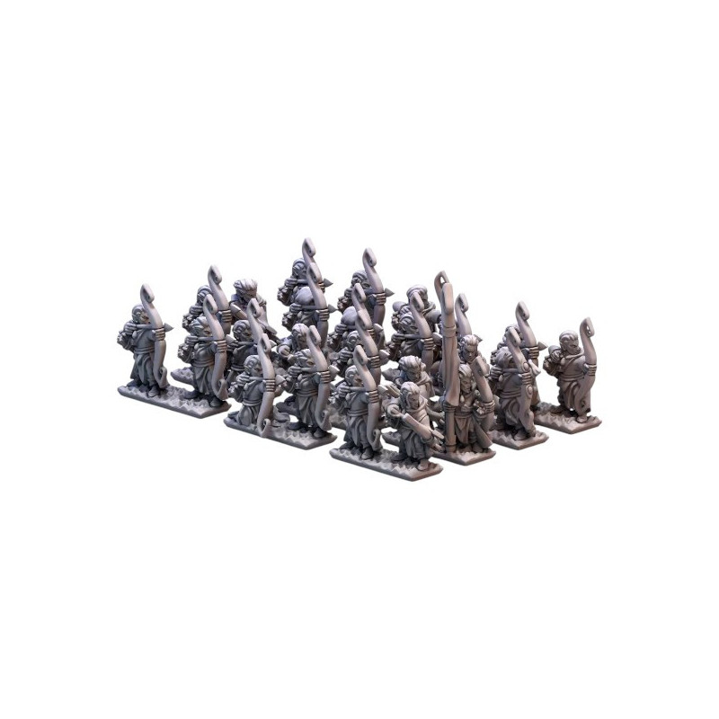  Minihammer Impression 3D Wood elves bowmen 