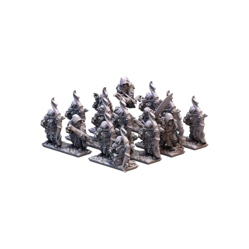  Minihammer Impression 3D Wood elves bowmen Rangers 