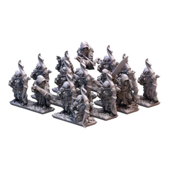  Minihammer Impression 3D Wood elves bowmen Rangers 