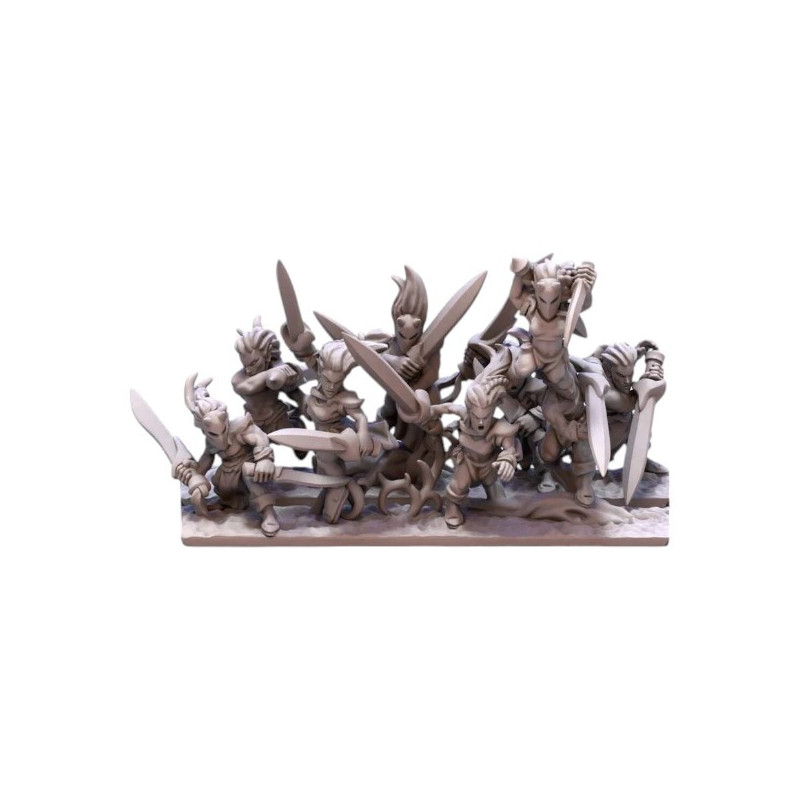  Minihammer Impression 3D Wood elves Wardancers 