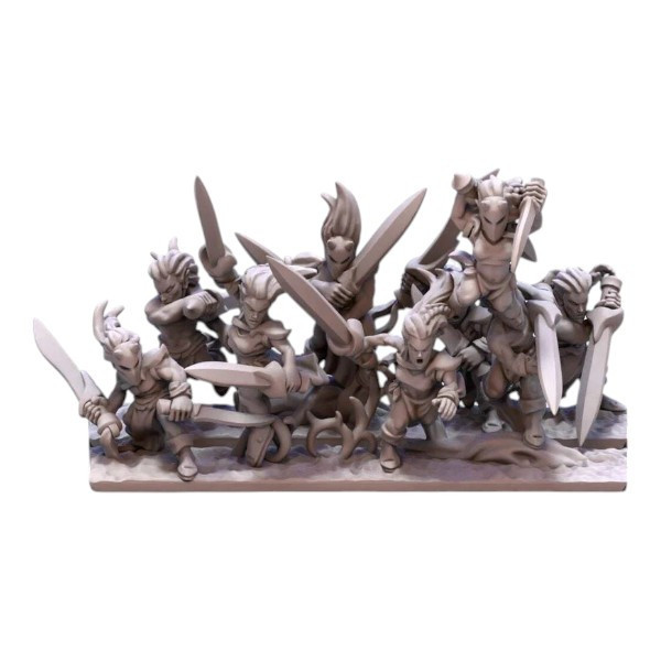  Minihammer Impression 3D Wood elves Wardancers 